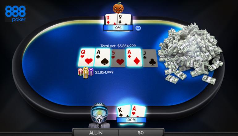 888 poker juegos