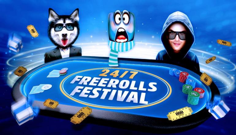 Three Ways to Play 888poker’s $100K+ 24/7 Freerolls Festival Extravaganza!