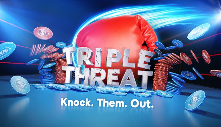 888poker’s Triple Threat Delivers Bigger Prize Pools for the Same Buy-ins!