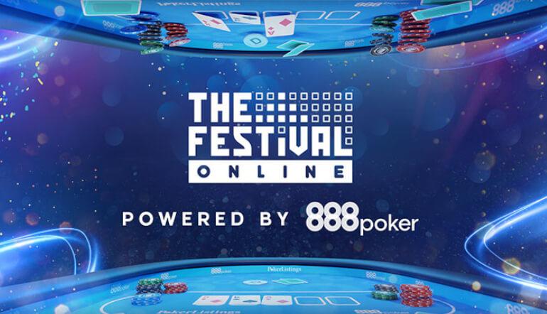 PokerListings Partners with 888poker for $750K GTD Festival Online Series!