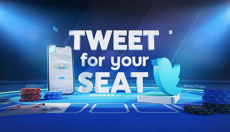 Receive Your Buy-in Back with 888poker’s Tweet4Seat Offer!