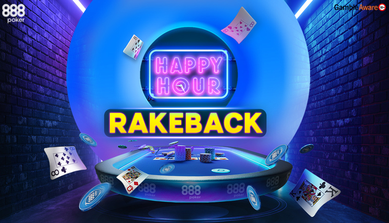 Snap Up Cash in the 888poker SNAP Happy Hour Rakeback 