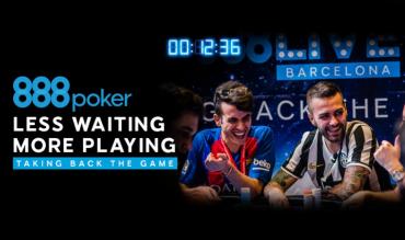 888poker Introduces Live Events Shot Clock
