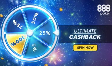 Play the Ultimate Cashback Spin and Win up to 100% Cashback!
