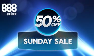 Sunday Sale Returns Sunday, 18 September, with Up to Half Off Buy-ins!