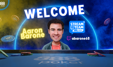 Pro Player Aaron “abarone68” Barone Joins 888poker StreamTeam!