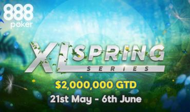 888poker’s XL Spring Is Back with Massive $2 Million in Tournament Guarantees!
