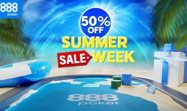 Summer Sale Week Highlights 888poker Tables with Up to Half Off Buy-ins!