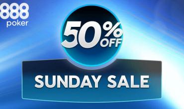 888poker’s Sunday Sale Returns 13 August with Up to Half Off Buy-ins!