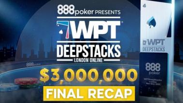 888poker Sponsored WPT DeepStacks Series Smashes GTD with over $3M Awarded!